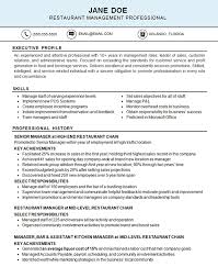 If you put the company name in bold, italic, or underlined for. Restaurant Management Restaurant Resume Good Resume Examples Resume Examples