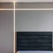 In the picture below led strips have been installed in the curtain box to give a light wash. The Top 101 Bedroom Lighting Ideas Interior Home And Design