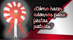 Tarjetas de cumpleaños para enviarle a una mujer, postales con diseños femeninos, en colores suaves o en la gama del rosa, magenta y en colores pastel. Como Hacer Adornos De Fiestas Patrias Peru Youtube