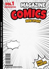 Photo Booth Idea Similar To Comic Page But Comic Cover Fill In White Seamless With Comic Cover Generics In 2020 Book Cover Template Comic Book Pages Comic Template