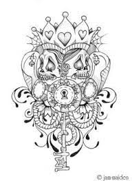 This set of coloring pages is selected precisely for that purpose. Poker Face By Ohmindflowers Poker Tattoo Chicano Art Tattoos Card Tattoo