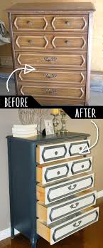 Diy Furniture Makeovers Refurbished Furniture And Cool Painted Furniture Ideas For Thrift Furniture Makeover Diy Dresser Furniture Makeover Diy Diy Furniture