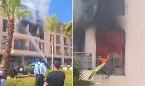 Hotel de Cristiano Ronaldo, no Marrocos, é atingido por incêndio; veja vídeo