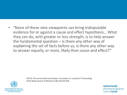 Causality Assessment Theoretical Background Ppt Download