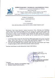 1 seorang perempuan aceh berusia 18 tahun (tengah) dipapah oleh dua orang polisi syariah setelah menjalani hukuman cambuk di depan umum di banda aceh hari kamis (31/1), karena ketahuan sedang berpelukan dengan seorang pria (pacarnya) tanpa ikatan 31 januari 2019. Surat Edaran Nomor 2187 L8 Kp 2019 Tentang Cuti Tahunan Dalam Rangka Hari Raya Idul Fitri 2019 Lembaga Layanan Pendidikan Tinggi Wilayah Viii
