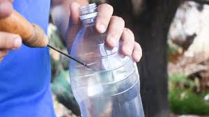 When i feed with liquid fertilizer, i use a watering can and only feed the base of plants, not the surrounding area. 3 Ways To Make A Drip Irrigator From A Plastic Bottle Wikihow