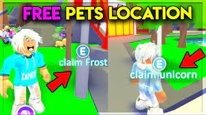 The adopt me is a multiplayer role playing game on the game platform of roblox, it gained popularity in mid 2020 so much that it now has over 600,000 users as of now (june 2020, was 600,000). Secret Locations For Free Legendary Pets In Adopt Me Youtube