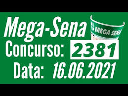 4, 11, 12, 44, 45, 57. Resultado Mega Sena 2381 Do Dia 16 Quarta Feira Sortei