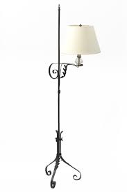 Wrought Iron Colonial Style Bridge Lamp Appleton Antique Lighting Wrought Iron Table Iron Table Rustic Table Lamps