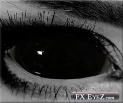 Image result for black sclera contacts