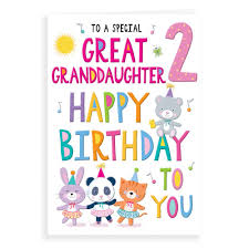 You are precious as a diamond for me. Cards Direct Birthday Card Age 2 Great Granddaughter