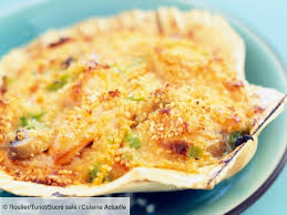 Coquilles St Jacques Gratinees Recettes Recette Recettes De Cuisine Coquilles Saint Jacques Gratinees Recette Coquille St Jacques
