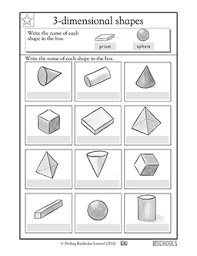 Hence shapes p and q make the first congruent pair. Write The 3 D Shape S Name Part 2 1st Grade 2nd Grade Math Worksheet Greatschools
