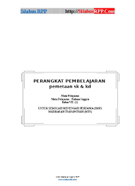 Check spelling or type a new query. Pemetaan Skkd Bahasa Inggris Smp Mts Kelas Vii Silabusrpp