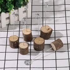 Check spelling or type a new query. Mylifeunit Wooden Place Card Holders Rustic Table Number Holder Stands For Weddings Photos Menu Memo 20 Packs