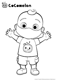 Cocomelon Coloring Page Wednesday Help Jj Get Ready Facebook