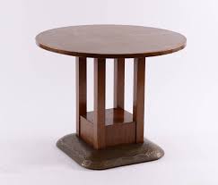 Round Josef Hoffmann Table From The Sanatorium Purkersdorf Table Furniture Dining Table Chairs