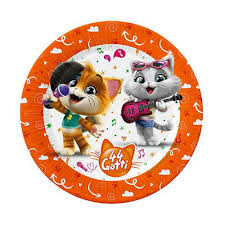 Piatti 44 Gatti Piccoli 8 Pezzi Terzo Compleanno Gatti Festa