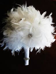 Feather Flowers Yes Please Unique Wedding Bouquet Wedding Bouquets Feather Bouquet
