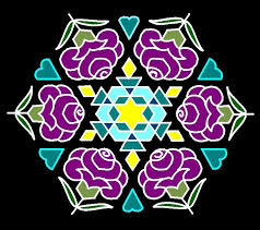 21 11 Interlaced Dots Idukku Pulli Kolam Start With 21 Dots In The Center And Stop At 11 By Putting Interl Rangoli Colours Rangoli Designs Rangoli Ideas