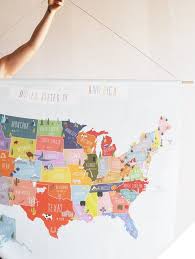Giant Canvas Wall Banner Usa Map Map Wall Hanging May Wall Decor Usa Wall Art Framed Mirror Wall Mirror Wall Collage Mirror Design Wall