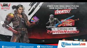 Cara Dapat Karakter Hayato Gun Skin Ak47 Pulsa Tiket Ffim Serta Link Streaming Di Event Ffim S2 Halaman All Tribun Sumsel