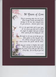 50 Years Of Love Touching 8x10 Poem A Gift For A 50th Wedding Anniversary Double M Wedding Anniversary Poems 50 Wedding Anniversary Gifts Anniversary Poems
