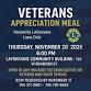 Veteran Appreciation Meal event image