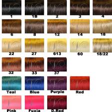 Hair Extension Color Chart Hair Color Comparison Chart