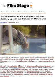 Mandibules streaming complet gratuit en version française vf hd, voir film. International Press Roundup September 2020 Unifrance