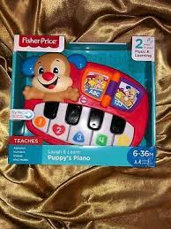 Fisher Price Laugh Learn Puppy S Piano Learn Numbers Letters Shapes Gift Baby Developmental Toys Learning Numbers Baby Toys