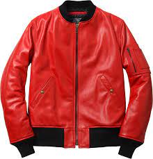 Supreme X Schott Leather Ma 1 Jacket Leather Jacket Men Leather Jacket Bomber Jacket