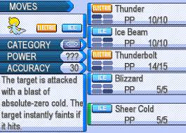 Sheer Cold Is An Ice-Type One-Hit Knockout Move Introduced In Generation  Iii... - Youtube