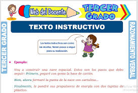 More images for juegos con instrucciones para ninos de primaria » Texto Instructivo Para Tercer Grado De Primaria Web Del Docente