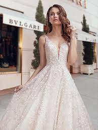 Sparkly Beaded A Line Beaded Ball Gown Style H1445 Sparkly Wedding Dress Aline Wedding Dress A Line Wedding Dress