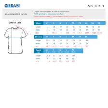 Gildan T Shirt Unisex Size Chart Rldm