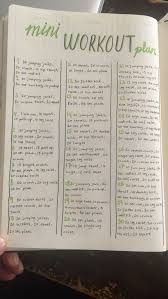 P I N T E R E S T Jacquerosee Bullet Journal Workout Bullet Journal Ideas Pages Fitness Journal