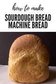 A bread machine opens up a world of possibility: Making Sourdough Bread In A Bread Machine Bread Experience