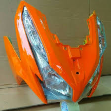 Biru, dbs, gold, merah, mio, set, tromol, warna. Set Tameng Depan Vario 125 Lama Old Warna Oren Shopee Indonesia