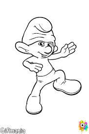 Clumsy Smurf Coloring Page Pitufos Paginas Para Colorear Dibujos