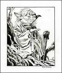 Al Williamson Yoda In J Hiroshi Morisaki S Williamson Al Comic Art Gallery Room 73401 Star Wars Art Art Comic Art