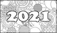 Ausmalbilder neues jahr 2021 : Malvorlagen Fur Erwachsene Neujahr 2021