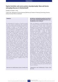 The toxin binds irreversibly to the presynaptic. Pdf Equine Botulism And Acute Pasture Myodystrophy New Soil Borne Emerging Diseases In Switzerland