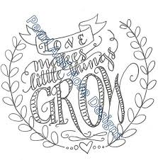 A coloring page to celebrate love, with a unique style. Pin On Adult Coloring Pages