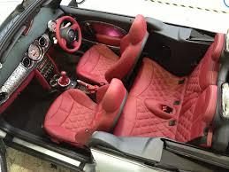 Mini Car Interior Retrim In Leather Alcantara Car Interior Mini Cars Car Car