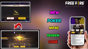 All the redeem codes are region. Free Fire New Redeem Code Free Poker Mp40 Skin Redeem Code 2020 New Redeem 25 October Youtube