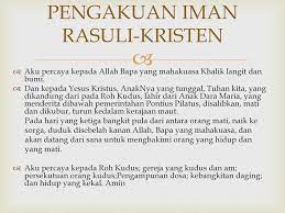 Kami percaya kepada satu tuhan, yaitu yesus kristus, anak allah yang tunggal, yang lahir dari sang bapa sebelum ada segala zaman, allah dari allah, terang Isi Pengakuan Iman Nicea Konstantinopel Liturgi Lima Wikipedia Bahasa Indonesia Ensiklopedia Bebas 8 Nicea Konstantinopel Rumusan Pengakuan Iman Nicea Konstantinopel Aku Percaya Kepada Satu Allah Bapa Yang Mahakuasa Pencipta Langit
