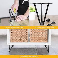 Oakome Table Legs Hair Pin Hairpin Legs Metal Table Legs Amazon De Baumarkt Metal Table Legs Table Legs Home Office Setup