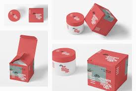 Download Cosmetic Jar Box Mockups Cosmetic Jars Box Mockup Cosmetic Packaging