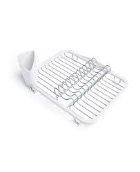 umbra sinkin dish rack, white & reviews